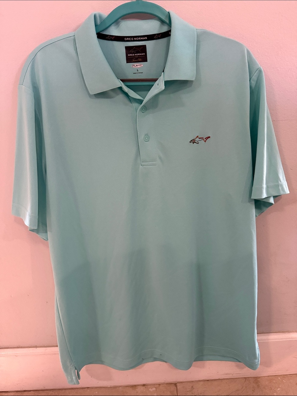 Greg Norman Collection Mint Green Polo Shirt